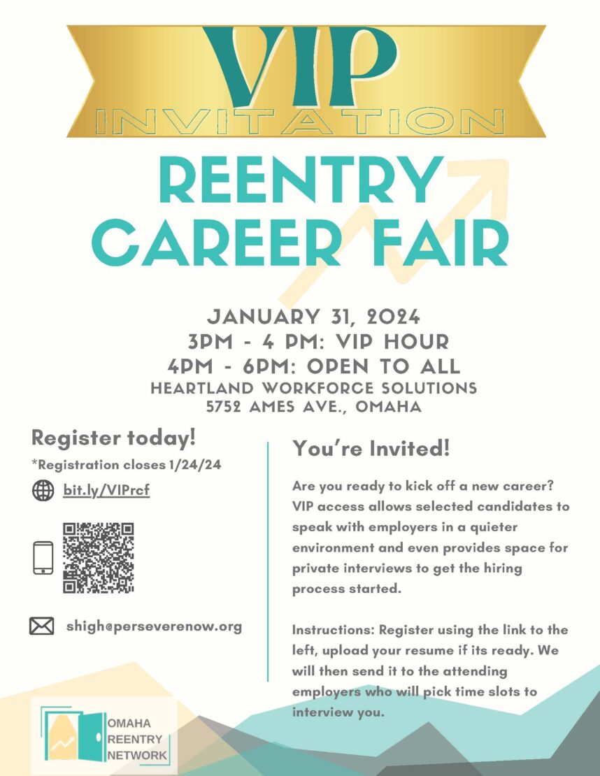 Reentry Career Fair Jan 24 Flyer